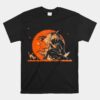 Great Vintage Witch And Moon Halloween Unisex T-Shirt