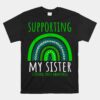 Green Rainbow Kids Support Sister Cerebral Palsy Awareness Unisex T-Shirt