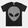 Grey Alien Scary Grey Alien Head Unisex T-Shirt