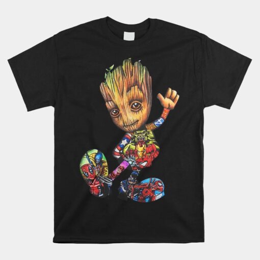 Groot Tattoo Love Unisex T-Shirt