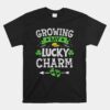 Growing My Lucky Charm Pregnancy Mom St Patrick's Day Unisex T-Shirt