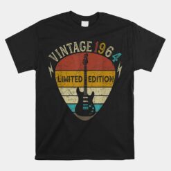 Guitar 58 Years Old 1964 58th Birthday Unisex T-Shirt