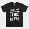 Gym And Food Funny Workout Unisex T-Shirt