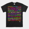 HIP HOP 50 YEARS ANNIVERSARY Rap Old School Lyrics Merch Unisex T-Shirt