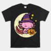 Halloween Axolotl Cute Fall Unisex T-Shirt