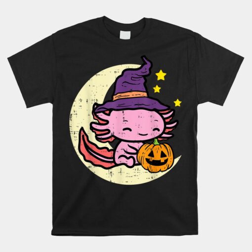 Halloween Axolotl Cute Fall Unisex T-Shirt