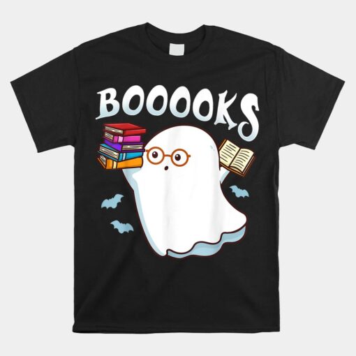 Halloween Books Librarian English Teacher Reader Reading Unisex T-Shirt