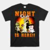 Halloween Night Shift Is Here Nurse Ghost Skeleton Zombie Unisex T-Shirt