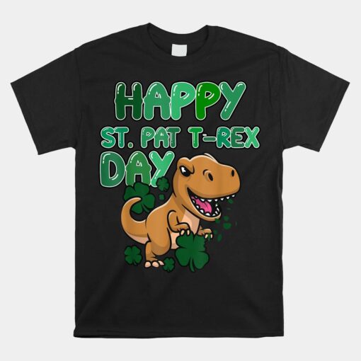 Happy St Pat T-Rex Day Dinosaur St Patricks Day Unisex T-Shirt
