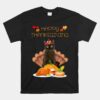 Happy Thanksgiving Day Burmese Cat Gift Funny Turkey Unisex T-Shirt