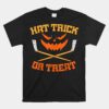 Hat Trick Or Treat Ice Hockey Halloween Unisex T-Shirt