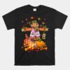 Hello Fall Pumpkin Thanksgiving Halloween Unisex T-Shirt