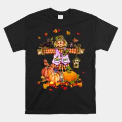 Hello Fall Pumpkin Thanksgiving Halloween Unisex T-Shirt