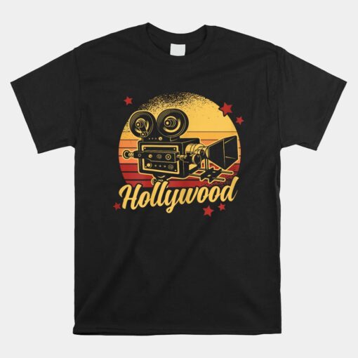 Hollywood Vinatge Camera Unisex T-Shirt