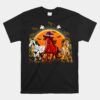 Horse Mummy Witch Pumpkin Halloween Horror Unisex T-Shirt