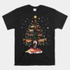 Horse Tree Christmas Horses Xmas Unisex T-Shirt