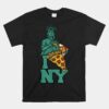 I Love New York Pizza Statue Of Liberty Usa America Food Unisex T-Shirt