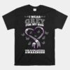 I Wear Grey For My Son GBM Glioblastoma Awareness Unisex T-Shirt