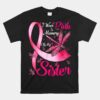 I Wear Pink In Memory Of My Sister Dragonfly Breast Cancer Unisex T-Shirt