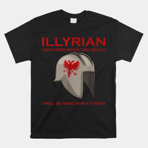 Illyrian Balkan Autochthonous Kosovo Skanderbeg Albanians Unisex T-Shirt