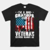 I'm A Dad Grandpa And Veteran Fathers Day Papa Grandpa Unisex T-Shirt