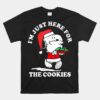 Im Just Here For The Cookies Christmas Unisex T-Shirt