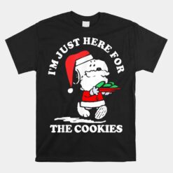 Im Just Here For The Cookies Christmas Unisex T-Shirt