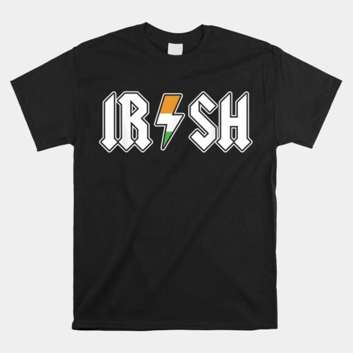 Irish Rock And Roll St Patrick's Day Unisex T-Shirt