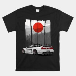 JDM NSX Car Tuning Japan Rising Sun Drift Import Unisex T-Shirt