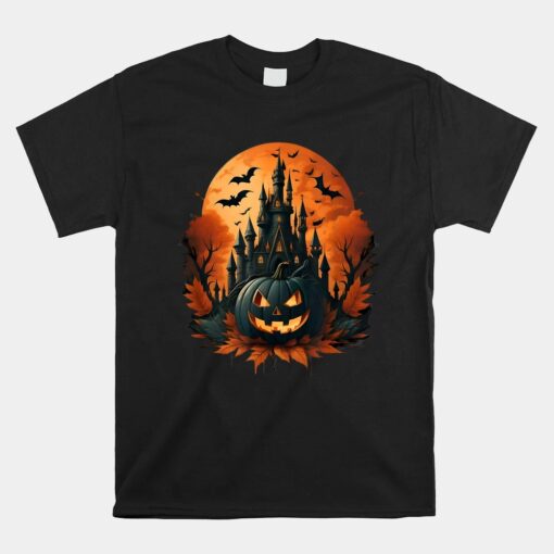 Jack O' Lantern Face Halloween Pumpkin Spooky Unisex T-Shirt