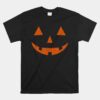 Jack O Lantern Jackolantern Pumpkin Face Unisex T-Shirt