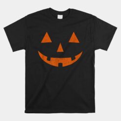 Jack O Lantern Jackolantern Pumpkin Face Unisex T-Shirt