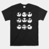 Jack Skellington Faces Unisex T-Shirt