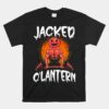 Jacked O Lantern Halloween Weightlifting Muscle Workout Unisex T-Shirt