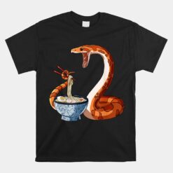 Japanese Kawaii Ramen Corn Snake Unisex T-Shirt