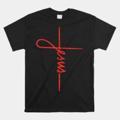 Jesus Cross God Faith Religious Christian Unisex T-Shirt