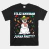 Juana Party Feliz Navidad Christmas Family Matching Pajamas Unisex T-Shirt