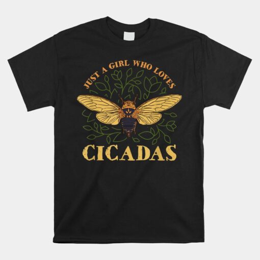 Just A Girl Who Loves Cicadas Artsy Unisex T-Shirt