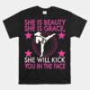 Karate Taekwondo Girl Women Karate Kick Unisex T-Shirt