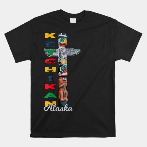 Ketchikan Alaska Totem Pole Native Art Souvenir Keepsake Unisex T-Shirt