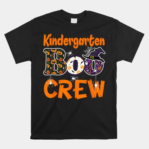 Kindergarten Boo Crew Teachers Students Halloween Unisex T-Shirt