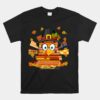 Librarian Book Lover Reader Funny Turkey Thanksgiving Autumn Unisex T-Shirt