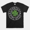 Luckiest Aunt Ever Shamrocks Lucky Sister St Patrick's Day Unisex T-Shirt