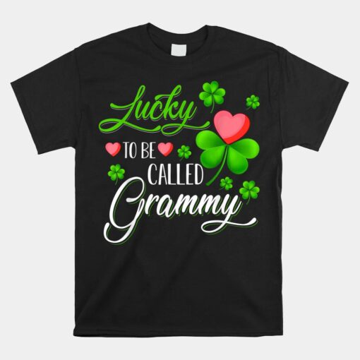 Lucky To Be Called Grammy Shamrock Irish St Patricks Day Unisex T-Shirt