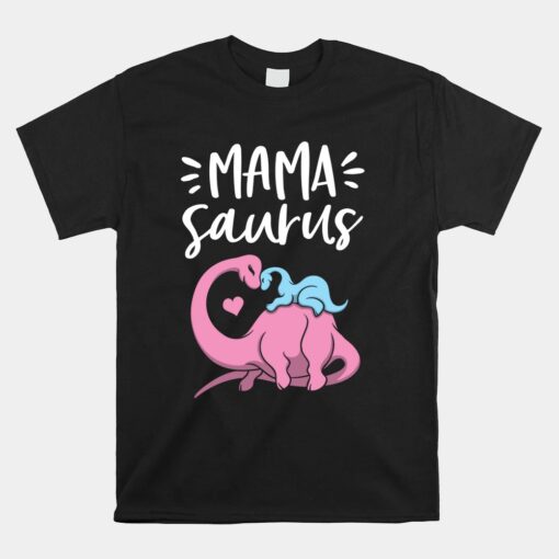Mamasaurus Unisex T-Shirt Women Dinosaur Mama Saurus Cute Mom Unisex T-Shirt