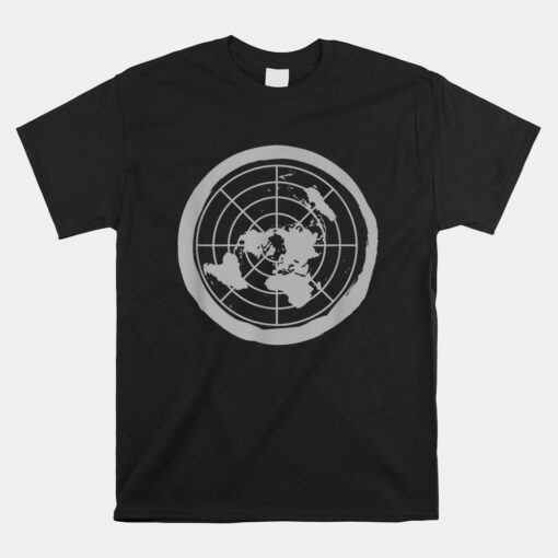 Map Of Flat Earth Unisex T-Shirt
