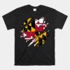 Maryland Flag State Pride Roots Fan Patriotic Maryland Unisex T-Shirt