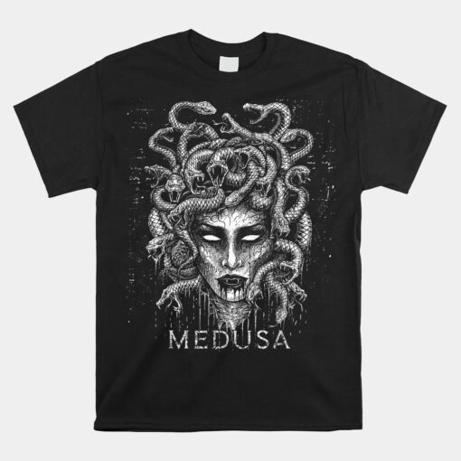 Medusa Greek Mythology Goddess With Snake Hair Unisex T-Shirt