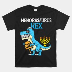 Menorasaurus Rex Jew Dino Trex Unisex T-Shirt