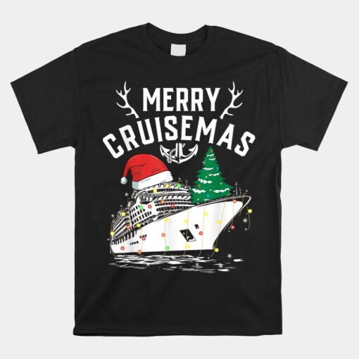 Merry Cruisemas Cruise Ship Family Christmas Unisex T-Shirt